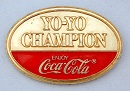 Yo-Yo Champion pin - Coke